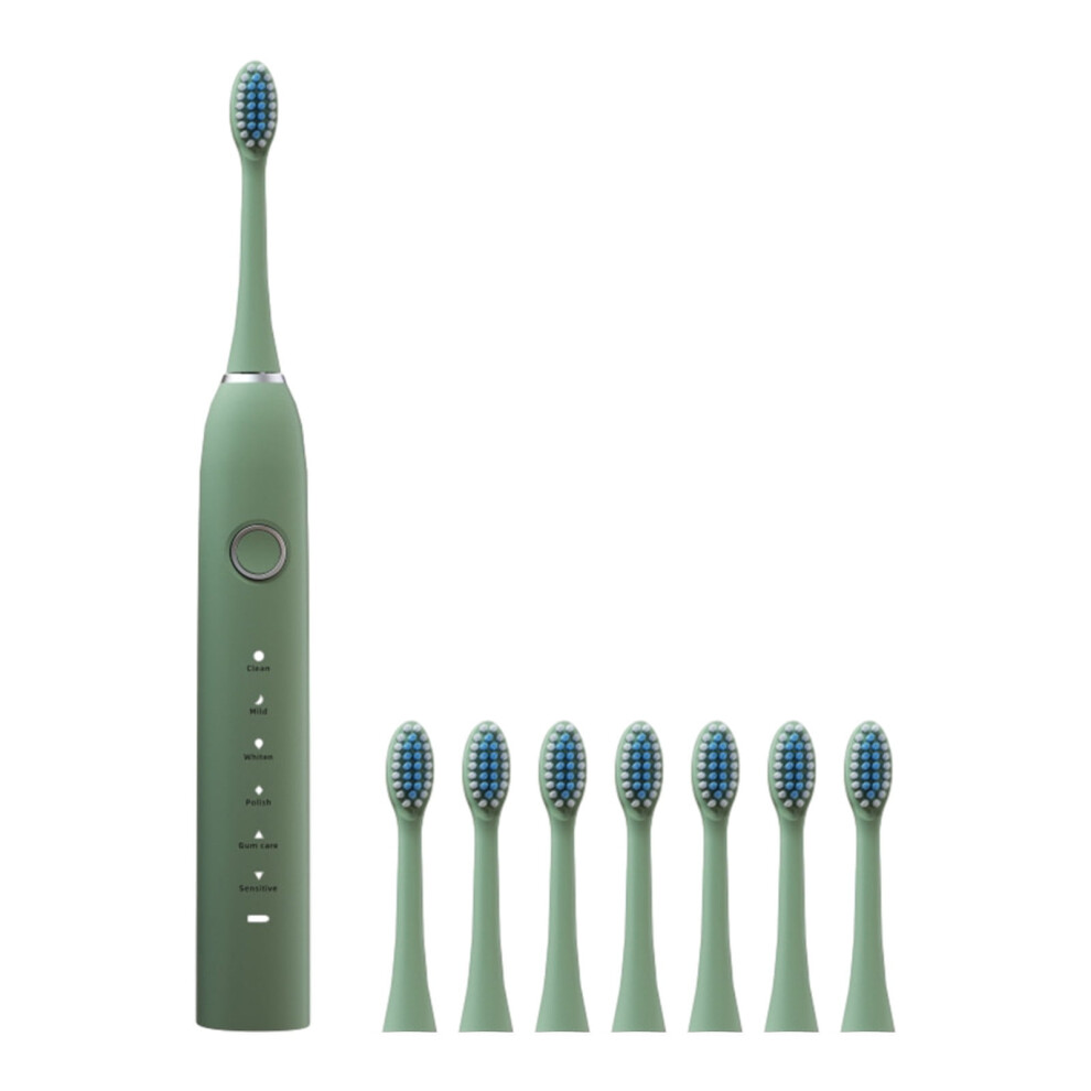 Tahtuvzn Home & Kitchen Clearance! Toothbrush with 8 Heads, 6 Modes, IPX7 Waterproof - Compatible with Xiaomi. Upgraded for Longer Life, Fast Charge.