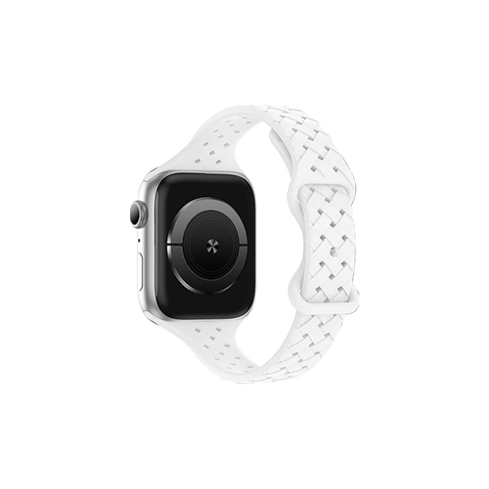 Compatible With Apple Watchwith Apple Watch 7/8/Se/Ultra (42/44/45/49Mm) Armband Weave - White 9496895847560