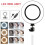 ODOMY Dimmable LED Ring Fill Light Lighting Without Tripod 3