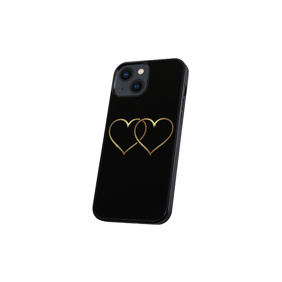 Compatible With Iphone 13 - Case/Mobile Case Double Hearts Multicolor 9448990276141