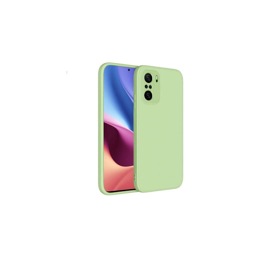 Compatible With Xiaomi Mi 11I - Silicone Case Microfiber Light Green 9448990276424