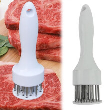 Walbest 2 Pack Meat Tenderizer with Ultra Sharp Stainless Steel Needles, compatible with Kitchen Tools for BBQ, Steak, Beef, Poultry