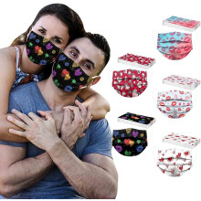 QAQ-50Pc Floral Face_Masks Disposable,3-Ply Disposable Printed Facemasks for Women,Flower Face_Masks for Adults Daily Use!