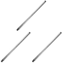 3 PCS Sanitation Trash Can Wheel Axle Iron Shaft Replacement Metal Garbage Bin Mandrel