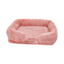 Clearance! Tahtuvzn Calming Pet Bed Compatible with Cozy Warming Faux Fur Cushion for Small Medium Dogs Cats, Soft Cuddler