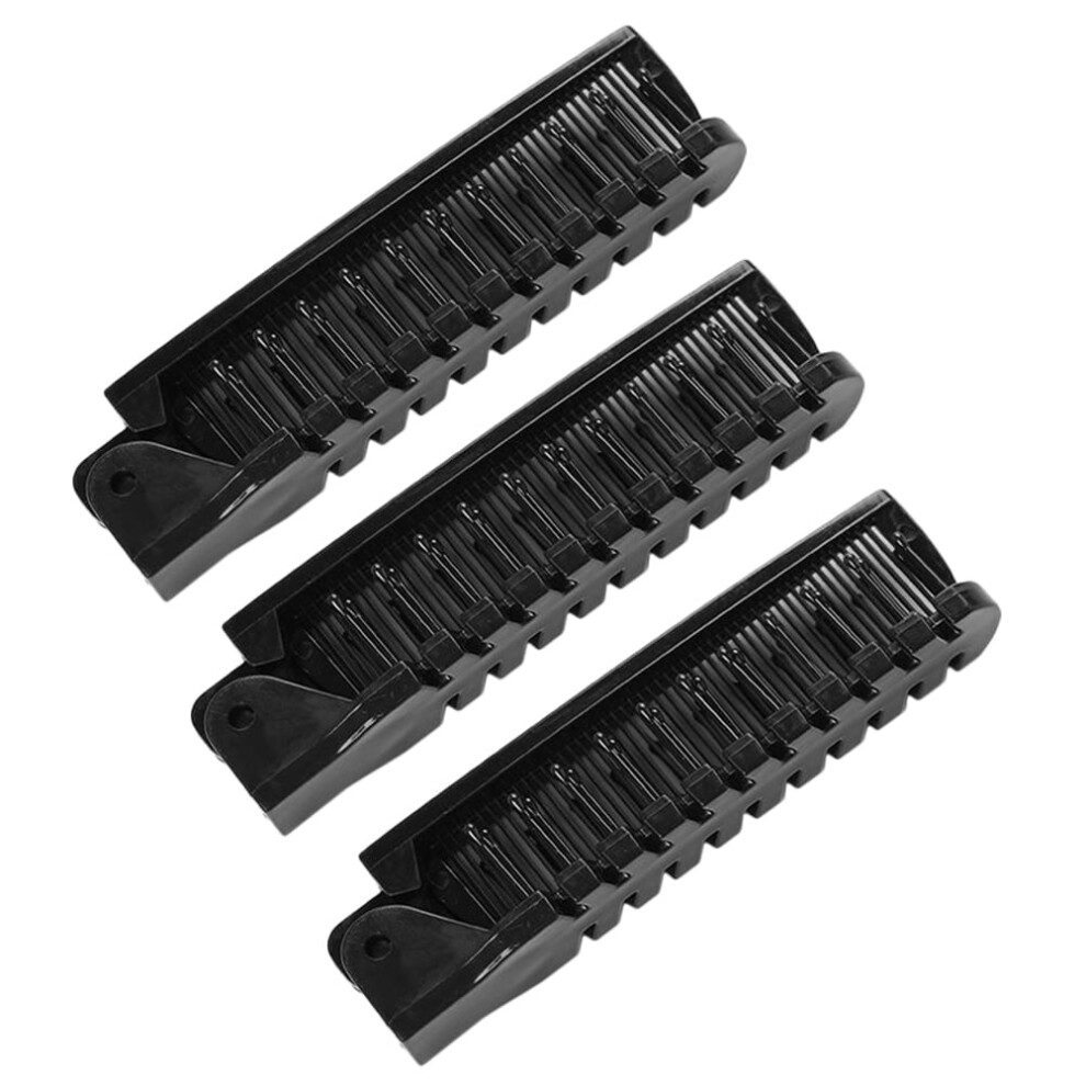 Unisex Black Eease Women's Wallet + 3 Travel Hair Brushes + Double Headed Comb + Pocket Comb