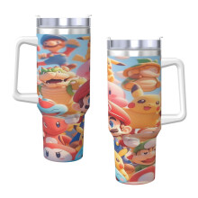 Mario 40oz H2.0 Stainless Steel Vacuum Insulated Tumbler With Lid And Straw For Water, Iced Tea Or Coffee, Smoothie