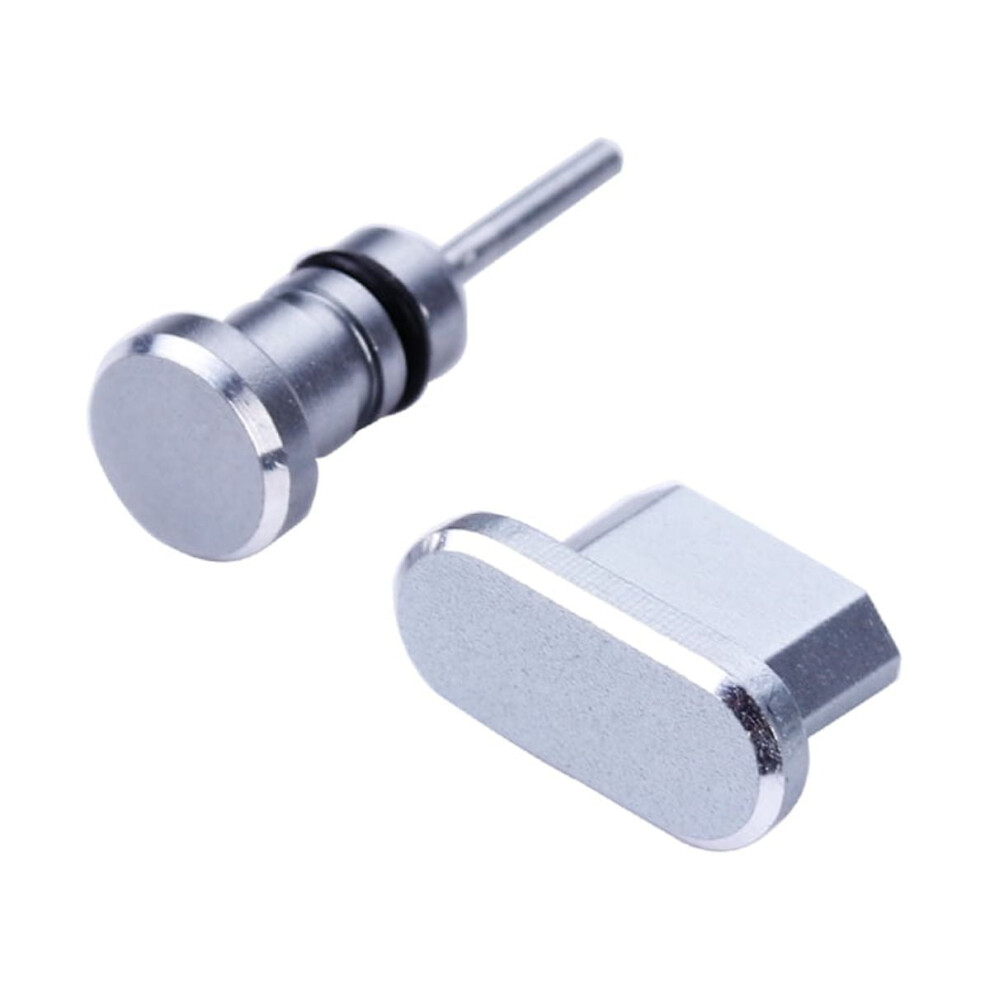 2Pcs/ Set 3.5Mm Earphone Jack Anti Dust Plug And Micro Usb Port Plug For Phones S7/ / G5 Plus/ 2016/ / / / (Grey) Grey 9329345906268