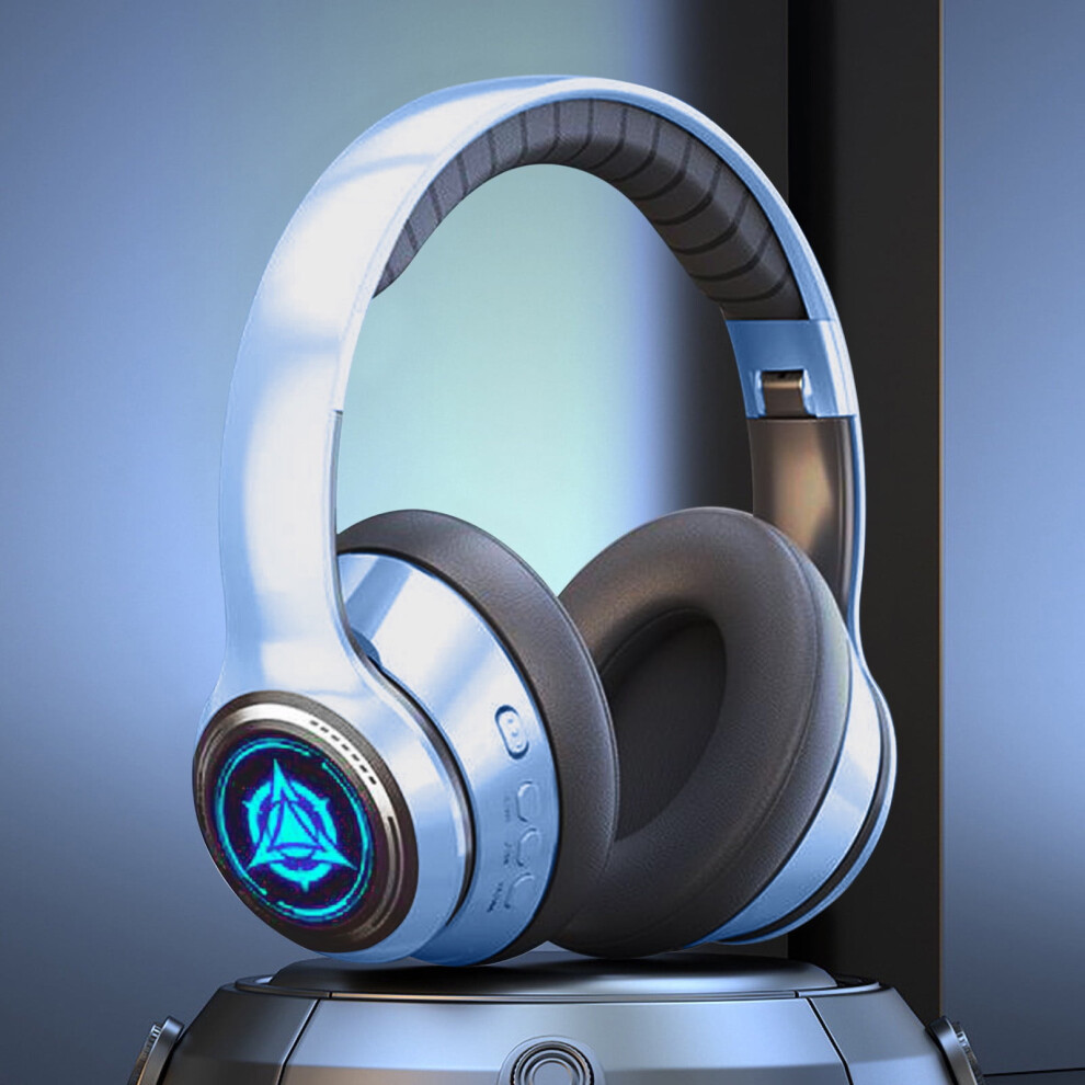 Kayannuo Macaron Luminous Headphones, Seven-Color Breathing Tooth, Compatible With Ios/Android, Gifts For Her & Him Blue/Light 9329345906534