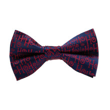 Christmas Charmer: Men'S Polyester Silk Jacquard Bow Tie Festive Casual Knot For The Holiday Season