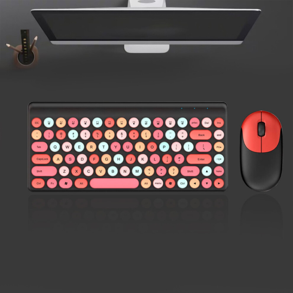 Wireless Keyboard & Mouse Combo, Compatible With Windows/Ios/Linux Pc Tablets, For Work, Travel, Meetings 9555307199502