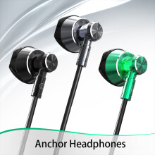 SUSUchens KT-01 Wired Earbud HiFi HD-compatible Calling 3.5mm Mobile Phone Singing Recording Earphone with Microphone for Listening to Music Green