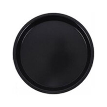 Pizza Pan Non-Stick Pizza Pan Carbon Steel Pie Pan Deep Dish Home Kitchen Baking Pan Bread Cake Handmade (6 Inch) Black