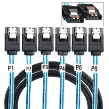 FOR SATA 3.0 III 6Gbps SAS Cable for Server SATA 7 Pin to SATA 7 Pin Data Cable Breakout Cable Hard Drive Splitter Cable