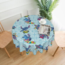 Stitch Rectangular Tablecloth, 60in, Water Resistant, Anti-Wrinkle, Spill-Proof Soft Fabric, compatible with dining room, parties & holiday use
