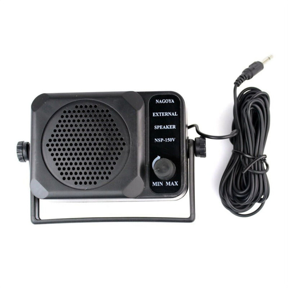 Cb Radio Mini External Speaker Nsp-150V Ham For Hf Vhf Uhf Black 9402001823670