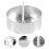 Eease Aluminum Tea Light Cups with Wick for Candle Making 3