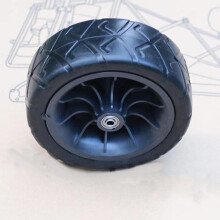 20cm Replacement Wheel for Wagon Cart, Hand Truck Wheelbarrow Tire, Utility Part for Shopping Trolley, Outdoor Camping Wagon Attachment