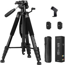 Tripod Camera Tripods, 74" Tripod for Camera Cell Phone Video Photography, Heavy Duty Tall Camera Stand Tripod,