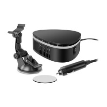 Car Mounted Heater Auto Heater Fan Defrost Defogger Dashboard Heater for Car Winter Heating Warmer for Vehicles RV Truck With Suction Cup
