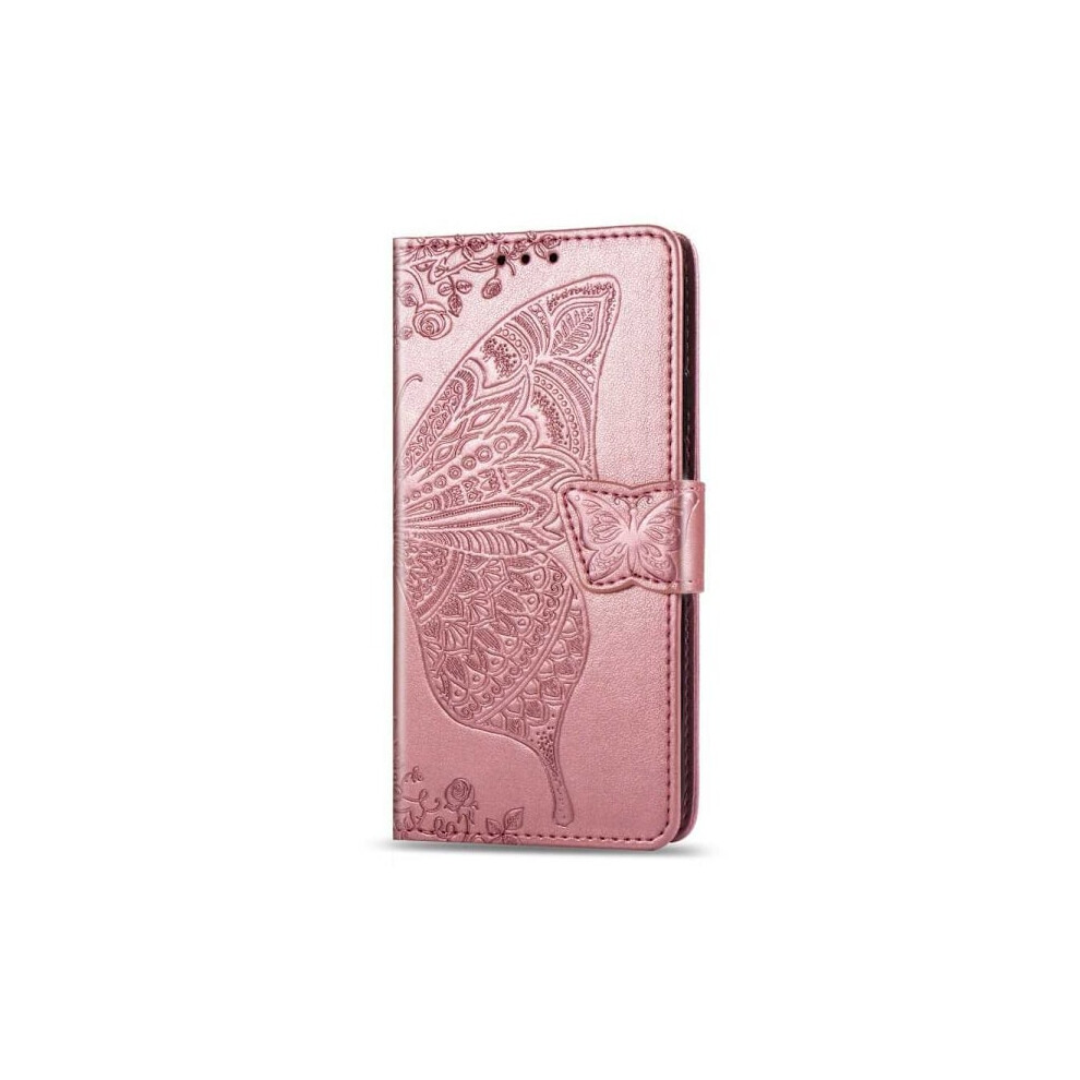 Compatible With Samsung S9 Wallet Case Pu Leather 4-Compartment Motif Butterfly Purple 9181073085741