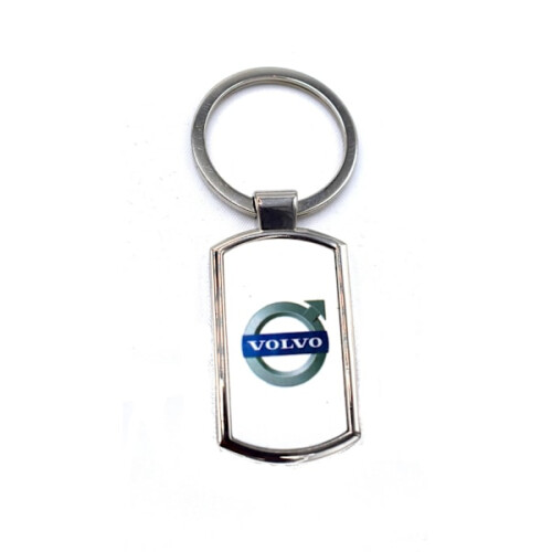 Volvo key ring Silver