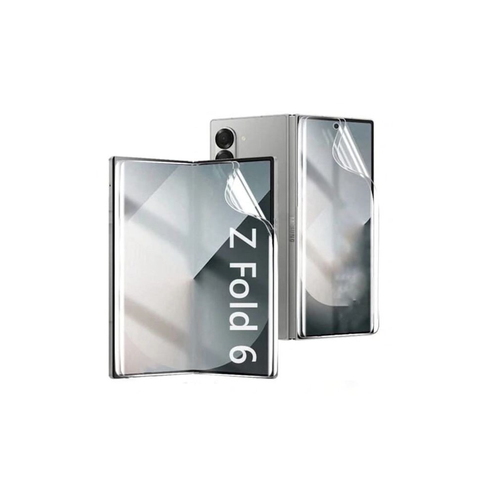 Compatible With Samsung Galaxy Z Fold 6 Screen Protector Hydrogel Film - 3 Pieces Light 9181073085994