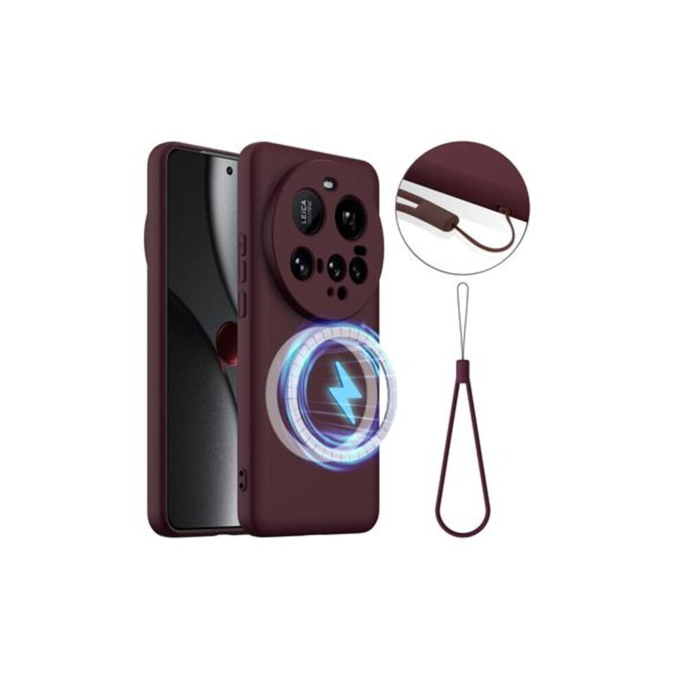 Compatible With Xiaomi 15 Ultra Liquid Silicone Case - Magsafe Compatible -... Red 9181073085826