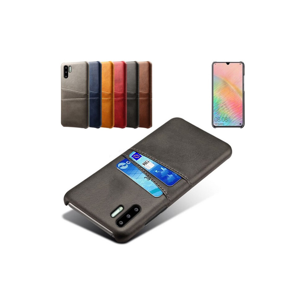 Compatible With Huawei P30 Pro Case Card Holder - Red 9181073085871