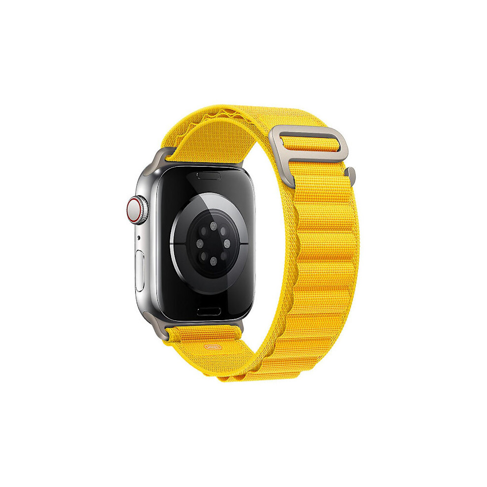 Alpine Loop Band Compatible With Apple Watch 49Mm 44Mm 40Mm 45Mm 41Mm 38Mm, Iwatch Ultra Series 7 6 3 8, Yellow 9181073085840
