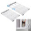 2 Pcs School Locker Shelf Organizer - Adjustable Locker Divider Mate Easy to Install for Extending Locker Use Space 1