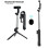 Lightweight Extendable Selfie Stick Tripod with Bluetooth Remote, Compatible with iOS & Android Phones 2