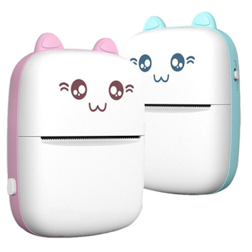 Pocket Printer Portable Thermal with Bluetooth Mini Pi Paper Pink 1