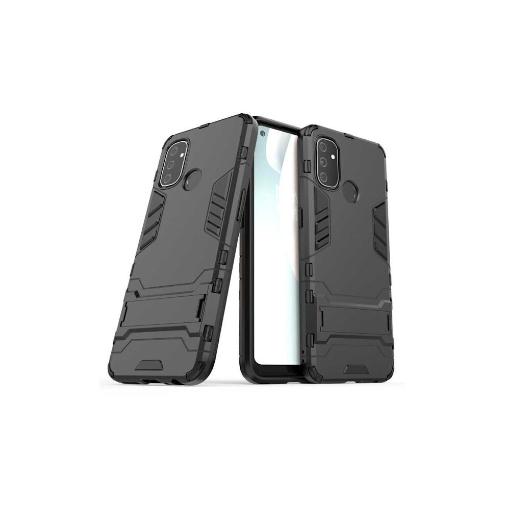 Compatible With Oneplus Nord N100 Shockproof Case With Kickstand Thinarmor Black 9395123023861
