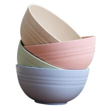 4pcs Unbreakable Bowls Set for Soup Rice Cereal Salad Noodles Lightweight Stylish Dinnerware