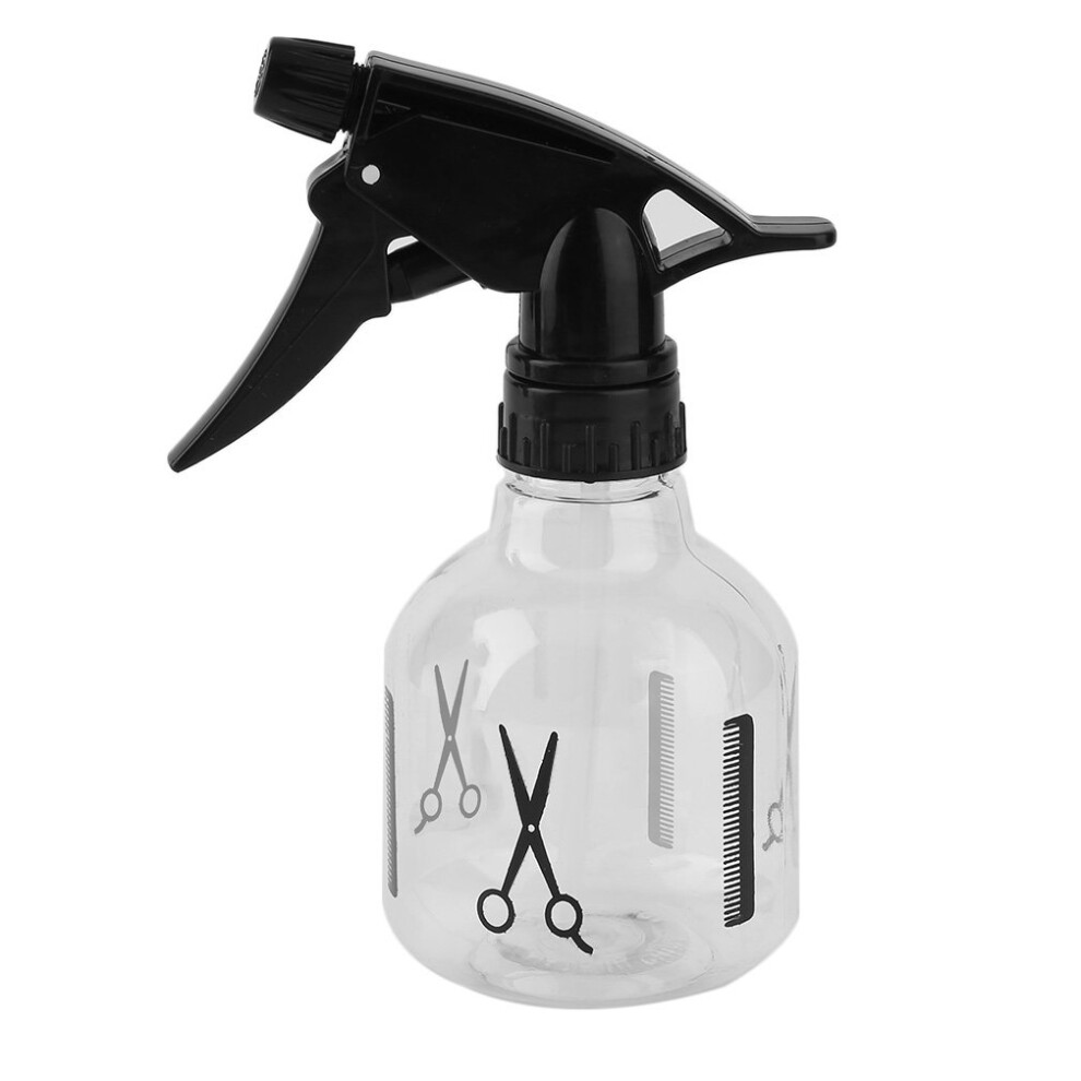 Hair Spray Bottle 250ml with Ergonomic Black Handle for Salon and Travel Use