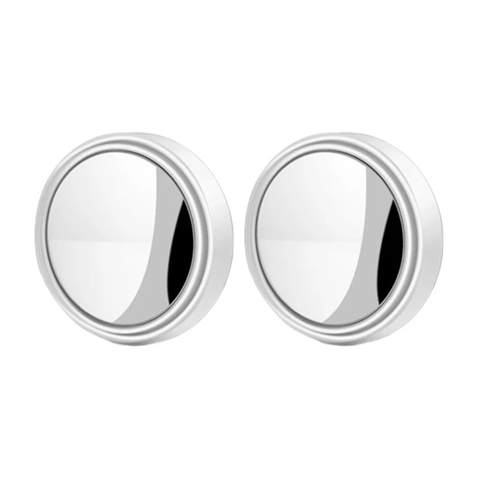 2 Pack Blind Spot Mirror 360 Adjustable Convex Rearview For Universal Car Fit And Safer Lane Changes 9455672573184