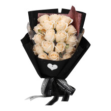 TUOBARR Valentine's Day Savings 2024! Artificial Roses Bouquet with Love Necklace, Preserved Flowers Gift for Her - Compatible with Valentine's,