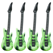 QTBIUQ 4 PCS Kids Inflatable Guitar Toy Set, Good Quality, Easy Inflate/Deflate, Perfect Stage Props for Parties, Fun & Educational Gift