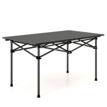 Tavolo da campeggio - HELLOSHOP26 - 95x55x50 cm - Pieghevole - capacità 60 kg - Per 4-6 persone