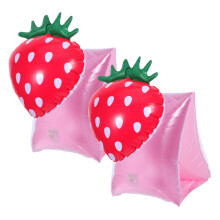 Kids Swimming Arm Bands PVC Inflatable Floaties for Boys and Girls with Safe Comfortable Strawberry Design