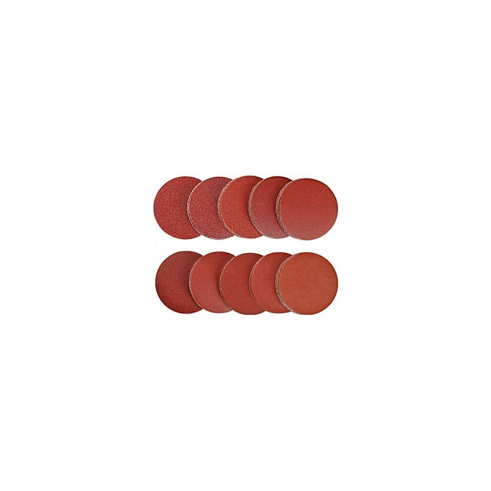 75Mm Round Sandpaper - Abrasive Sandpaper For Grinder, 100 Pcs, Grit Size 80/100/180/240/600/800/1000/1200/2000/3000 9483153164217