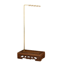 Eease Calligraphy Brush Holder Hanging Brush Rack Desktop Wooden Calligraphy Brush Hanging Stand