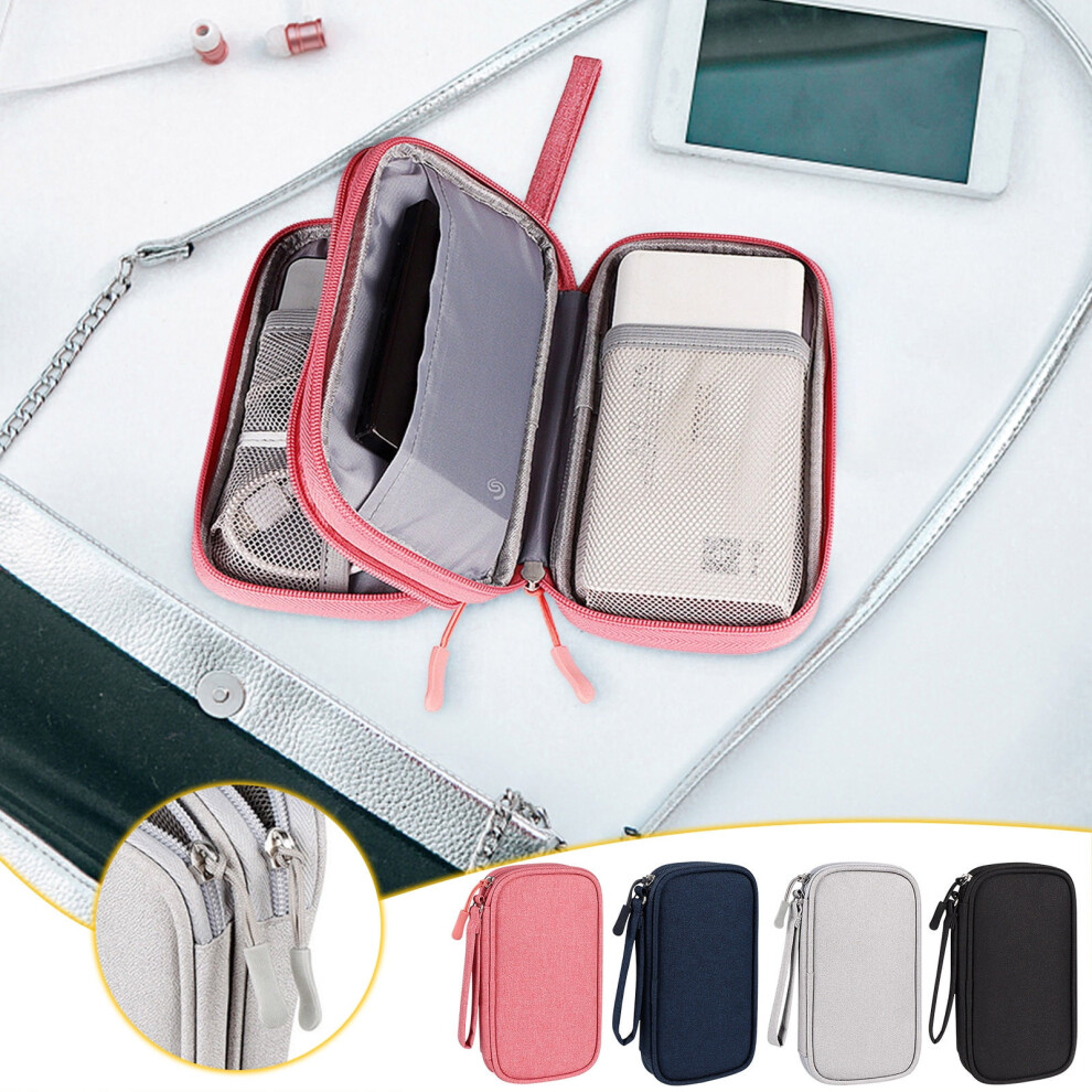 Viflosae Digital Accessory Storage Bag - Portable Case For Data Cables, Power Bank, Phone, Hard Drive - Cyber Monday Deals 2024 9499224068858
