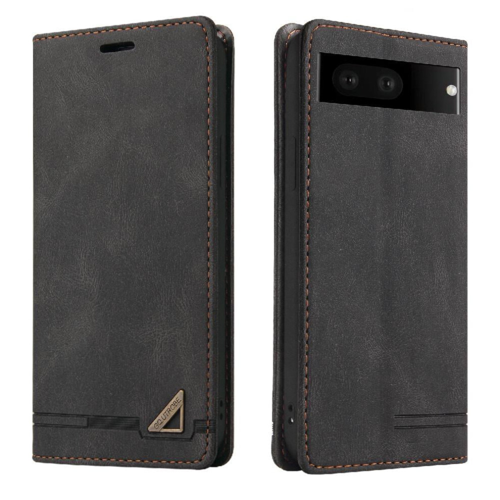 Case For Google Pixel 7 Premium Leather Two Card Slots Premium Leather Kickstand 9499224069039
