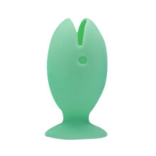 Cailmei Toothbrush Protective Cover Portable Outdoor Travel Toothbrush Cover Toothbrush Shelf,Standing Toothbrush Cover Cap Stand Green 4.5 X 2.6Cm