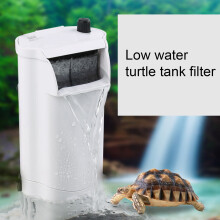 Windfall Aquarium Turtle Filter Quiet Low Water Level Filter Pump 3W 300L/H Internal Fish Tank Filter for Fish Tank Turtle Tank