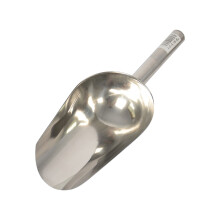 ionze Kitchen Tools 10 in Stainless Steel Flour Shovel Ice Scoop