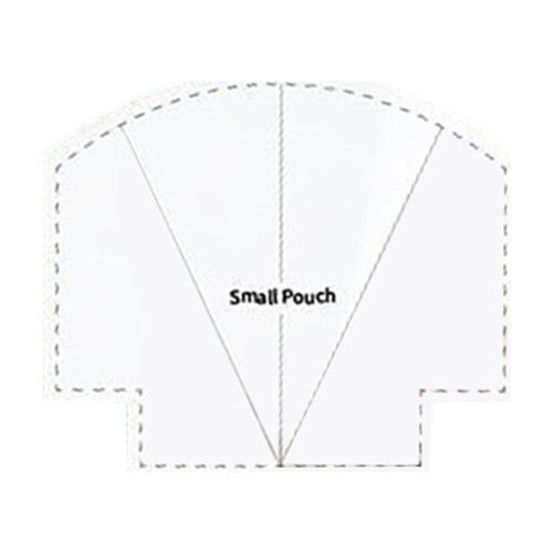 XIUH Tool Series Ruler Woven Spiral Storage Basket Tool Ruler Patchwork Ruler Acrylic Template Ruler (B)