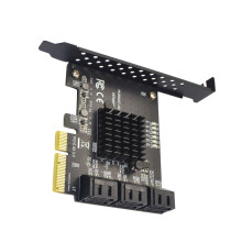 GUYUTING PCI-E 4X8X16X Interface Card Blue LED Monitoring Indicator, Easy to Carry, for ASMedia ASM1166 Expansion Card